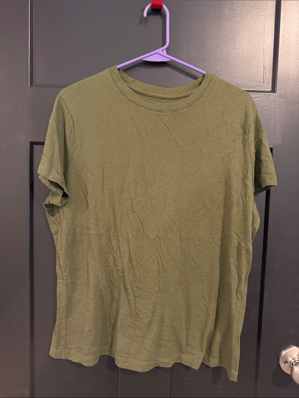 a new day Olive Green Short Sleeve Crew Tee